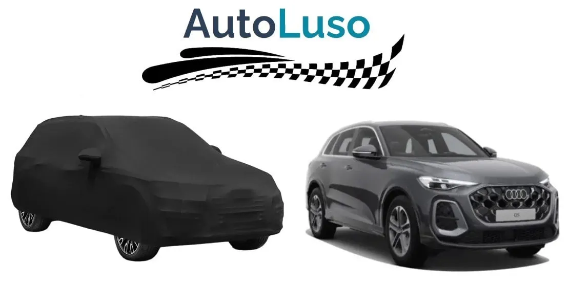Audi Q5 avant et après la pose d’une housse de protection Audi Q5